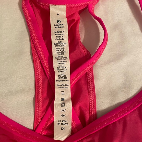 Lululemon Amped Tank NWT - Picture 3 of 5